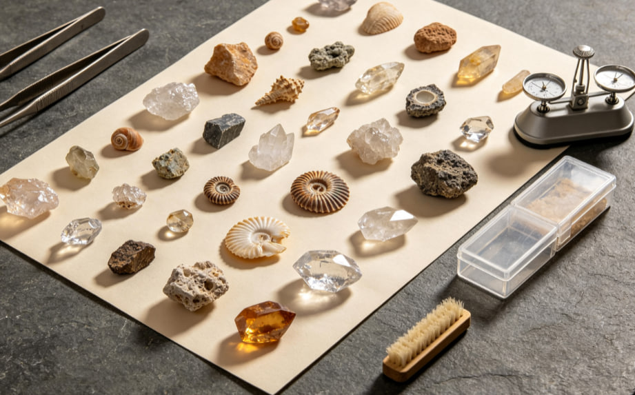 Minerali cristallini da collezione